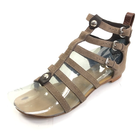 GIUSEPPE ZANOTTI  6.5 Suede Gladiator Sandal - Picture 1 of 8